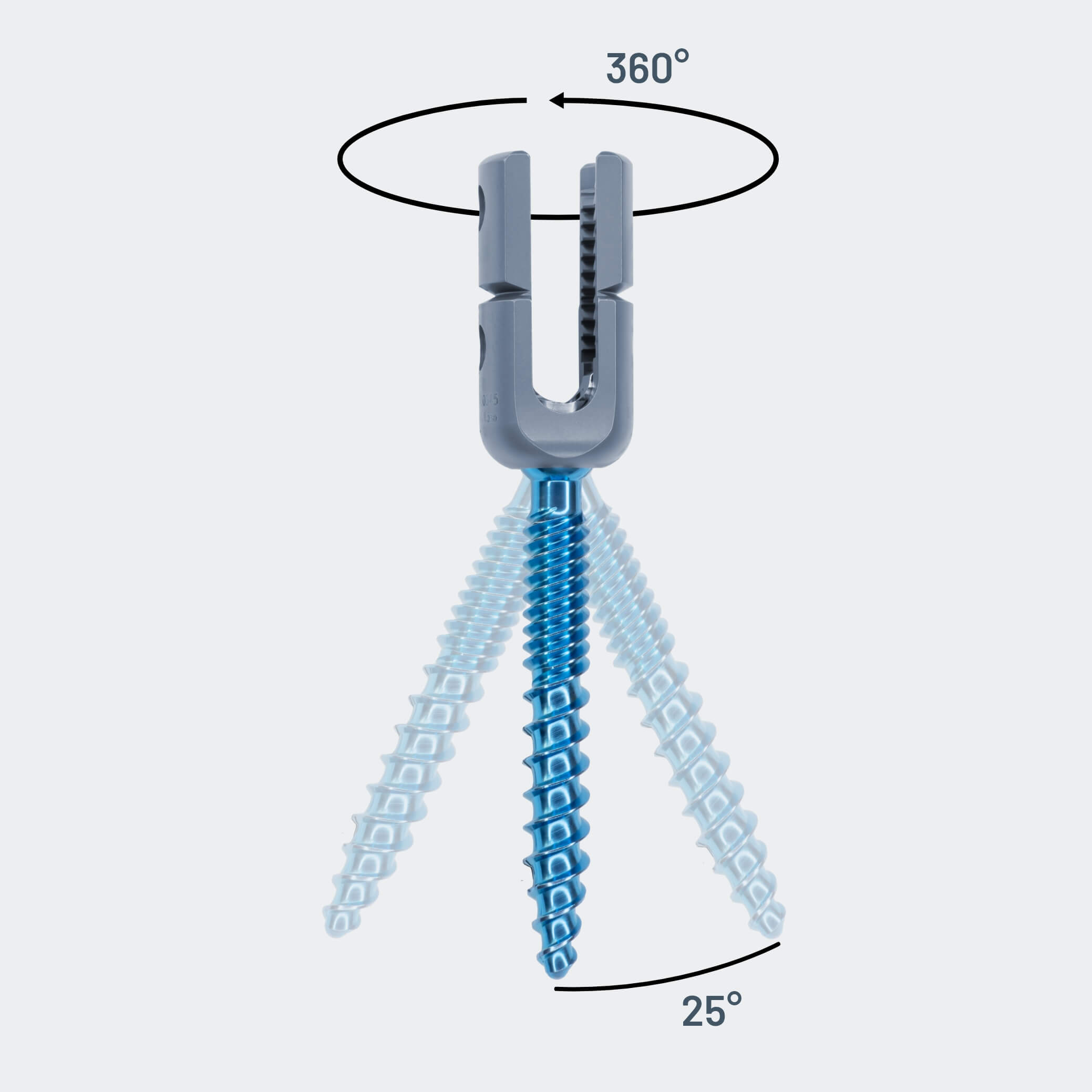 pedicle screw 25° grey bg 1